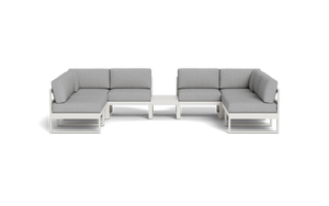 Mistral - Sectional - Sandstone - Block - Silver Shade
