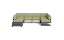 Load image into Gallery viewer, Mistral - Sectional - Pebble - Ellipse - Fern
