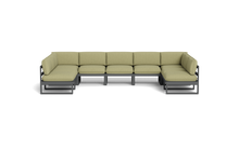 Load image into Gallery viewer, Mistral - Sectional - Pebble - Ellipse - Fern
