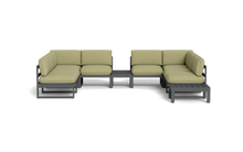 Load image into Gallery viewer, Mistral - Sectional - Pebble - Ellipse - Fern
