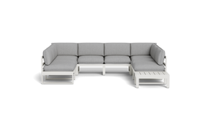 Mistral - Sectional - Sandstone - Ellipse - Silver Shade