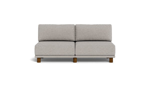 Luna - Sofa - Dream Grey - High Arms - Low Legs