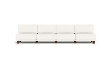 Load image into Gallery viewer, Luna - Sofa - Snowdrift - High Arms - Low Legs
