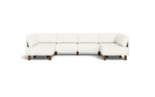 Load image into Gallery viewer, Luna - Sectional - Snowdrift - High Arms - Tall Legs
