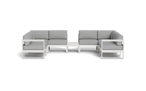 Mistral - Sectional - Sandstone - Block - Silver Shade