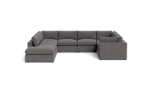 Load image into Gallery viewer, REFURBISHED - Ciello XL - Sectional - Storm Grey - Regular Arms
