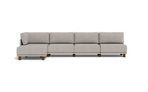 Luna - Sofa - Dream Grey - High Arms - Low Legs