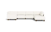 Load image into Gallery viewer, Luna - Sectional - Snowdrift - High Arms - Low Legs
