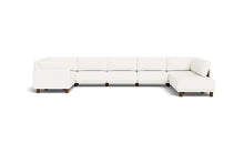 Load image into Gallery viewer, Luna - Sectional - Snowdrift - High Arms - Low Legs
