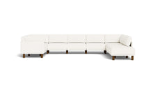 Load image into Gallery viewer, Luna - Sectional - Snowdrift - High Arms - Tall Legs
