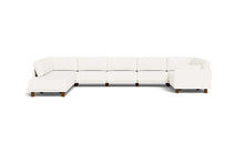Load image into Gallery viewer, Luna - Sectional - Snowdrift - Low Arms - Low Legs
