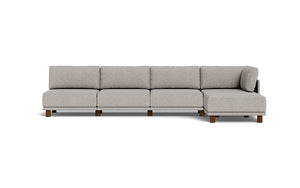 Luna - Sofa - Dream Grey - High Arms - Low Legs