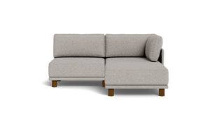 Luna - Sofa - Dream Grey - High Arms - Low Legs