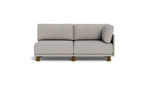 Luna - Sofa - Dream Grey - High Arms - Low Legs
