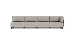 Luna - Sofa - Dream Grey - High Arms - Low Legs