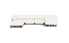 Load image into Gallery viewer, Luna - Sectional - Snowdrift - High Arms - Tall Legs
