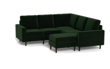 Load image into Gallery viewer, Altus - Sectional - Emerald - Square Arms
