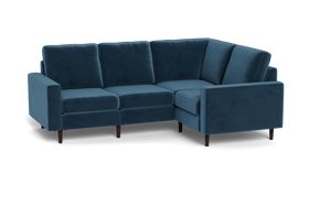 Altus - Sectional - Sapphire - Square Arms