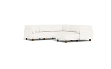 Load image into Gallery viewer, Luna - Sectional - Snowdrift - High Arms - Low Legs
