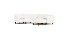Load image into Gallery viewer, Luna - Sectional - Snowdrift - Low Arms - Tall Legs
