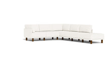 Load image into Gallery viewer, Luna - Sectional - Snowdrift - High Arms - Tall Legs
