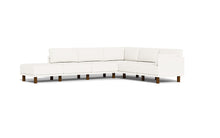 Load image into Gallery viewer, Luna - Sectional - Snowdrift - Low Arms - Tall Legs
