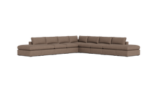 Load image into Gallery viewer, Ciello XL - Sectional - Mocha - Regular Arms
