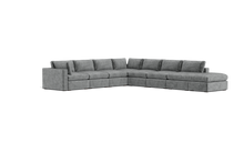 Load image into Gallery viewer, Ciello XL - Sectional - Basalt - Regular Arms
