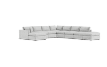 Load image into Gallery viewer, Ciello XL - Sectional - Limestone - Regular Arms
