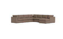 Load image into Gallery viewer, Ciello XL - Sectional - Mocha - High Angled
