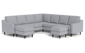 REFURBISHED - Altus - Sectional - Fog - Original Arms