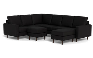 REFURBISHED - Altus - Sectional - Obsidian - Square Arms