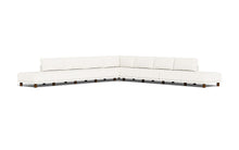 Load image into Gallery viewer, Luna - Sectional - Snowdrift - High Arms - Low Legs

