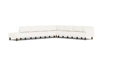 Load image into Gallery viewer, Luna - Sectional - Snowdrift - Low Arms - Tall Legs
