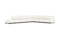 Load image into Gallery viewer, Luna - Sectional - Snowdrift - Low Arms - Low Legs
