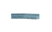 Load image into Gallery viewer, Cassini - Wedge Sectional - Aqua
