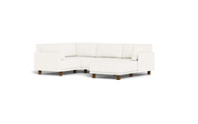 Load image into Gallery viewer, Luna - Sectional - Snowdrift - High Arms - Low Legs
