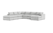 Load image into Gallery viewer, Ciello XL - Sectional - Limestone - Regular Arms
