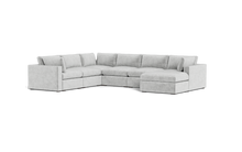 Load image into Gallery viewer, Ciello XL - Sectional - Limestone - Regular Arms
