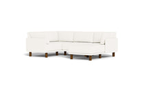 Load image into Gallery viewer, Luna - Sectional - Snowdrift - High Arms - Tall Legs

