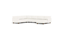 Load image into Gallery viewer, Luna - Sectional - Snowdrift - Low Arms - Low Legs
