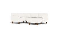 Load image into Gallery viewer, Luna - Sectional - Snowdrift - Low Arms - Tall Legs
