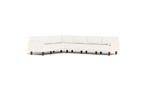 Load image into Gallery viewer, Luna - Sectional - Snowdrift - Low Arms - Tall Legs
