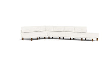 Load image into Gallery viewer, Luna - Sectional - Snowdrift - High Arms - Tall Legs
