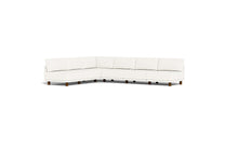 Load image into Gallery viewer, Luna - Sectional - Snowdrift - High Arms - Low Legs
