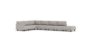Luna - Sectional - Dream Grey - Low Arms - Low Legs