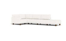 Load image into Gallery viewer, Luna - Sectional - Snowdrift - Low Arms - Low Legs
