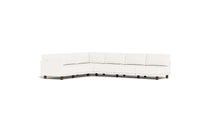 Load image into Gallery viewer, Luna - Sectional - Snowdrift - Low Arms - Low Legs

