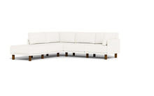 Load image into Gallery viewer, Luna - Sectional - Snowdrift - High Arms - Tall Legs
