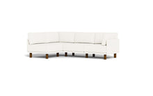 Load image into Gallery viewer, Luna - Sectional - Snowdrift - High Arms - Tall Legs
